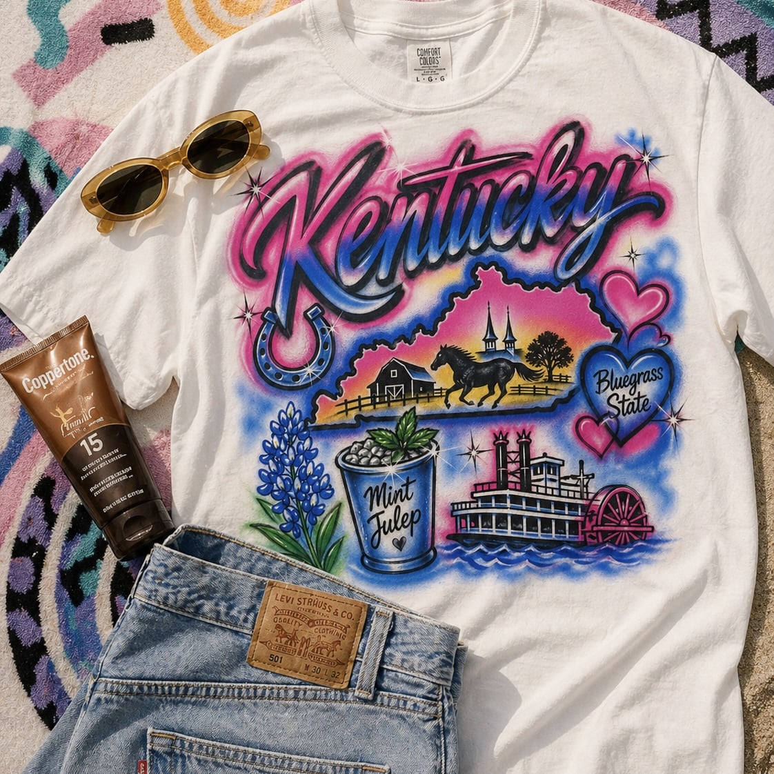 Kentucky Airbrush Graphic Tee