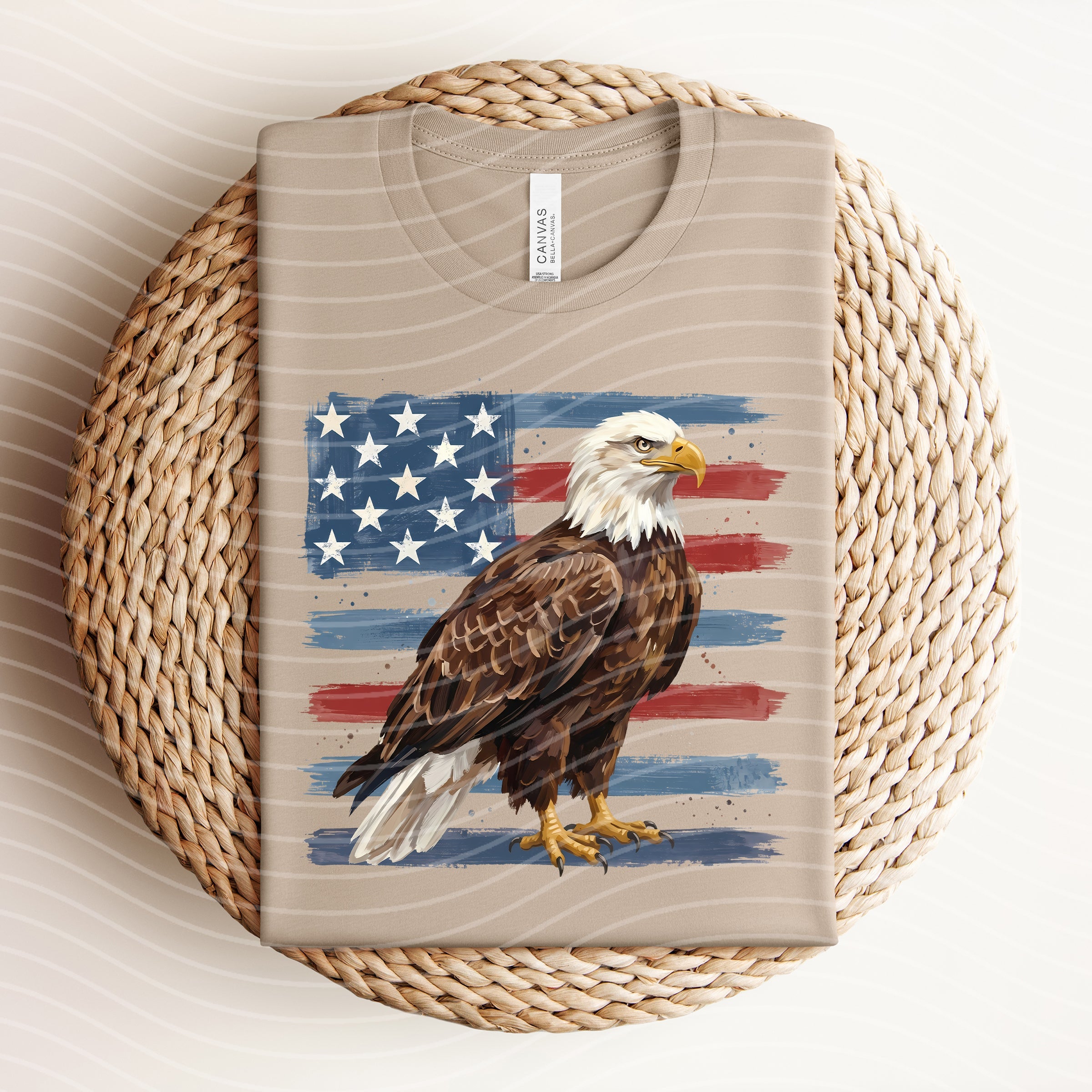 Eagle Stripes Graphic Tee