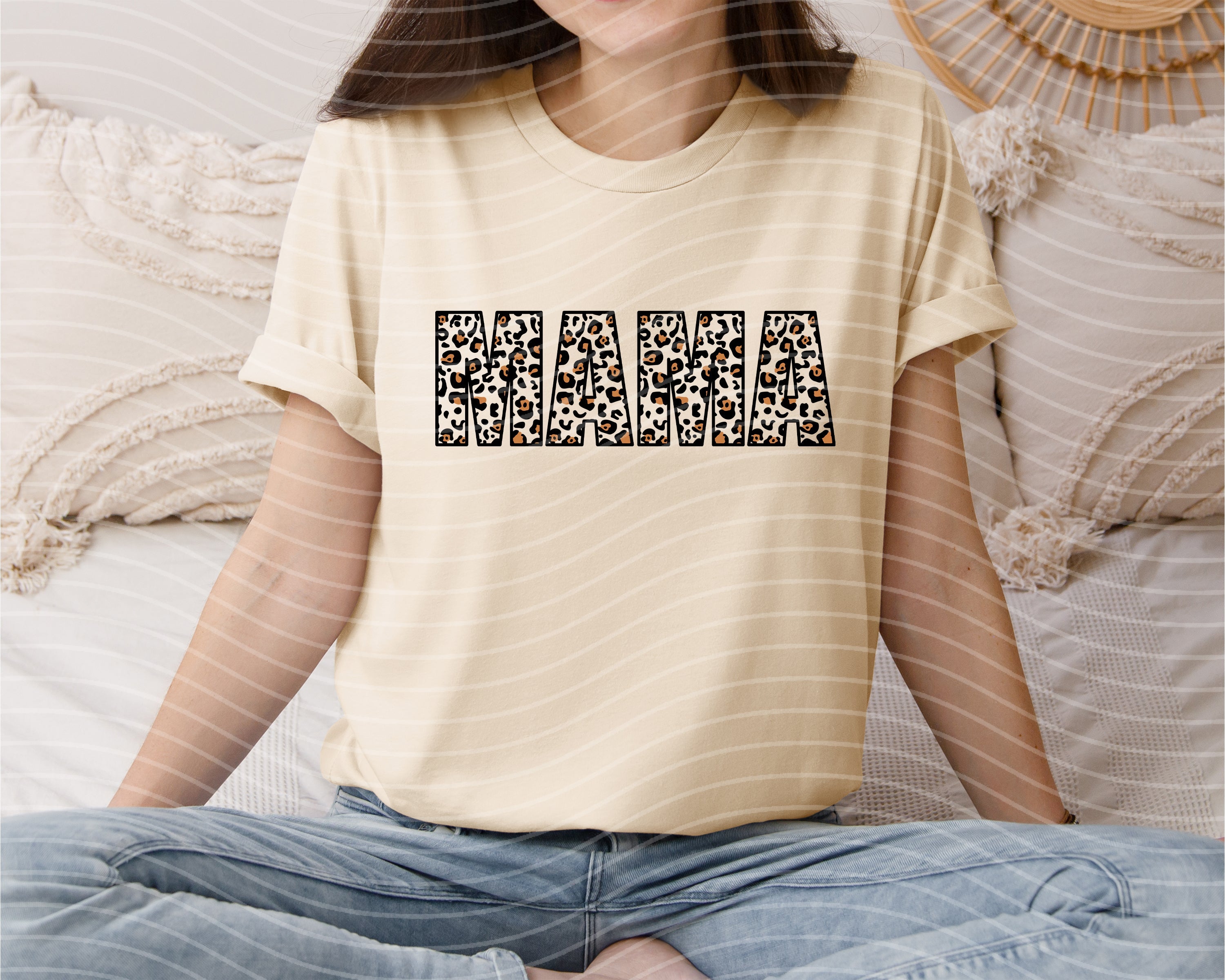 Mama Leopard Graphic Tee