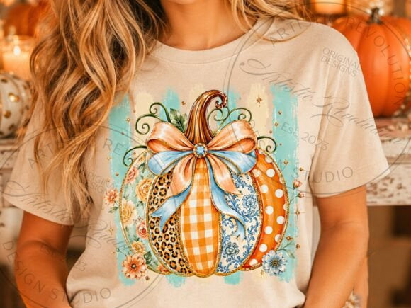 Plaid Pumpkin Graphic Tee