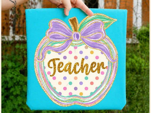 Teacher Apple Graphic Tee