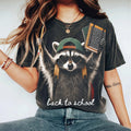 Back to School Raccoon Graphic Tee