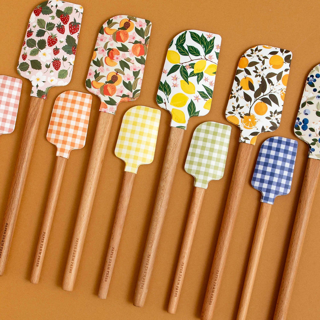 Fruit Silicone Kitchen Spatulas - Sets of 2