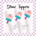3D Printed - Straw Topper - Frozen Treat