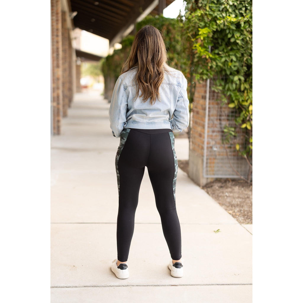 Celeste - Camo Panel Leggings