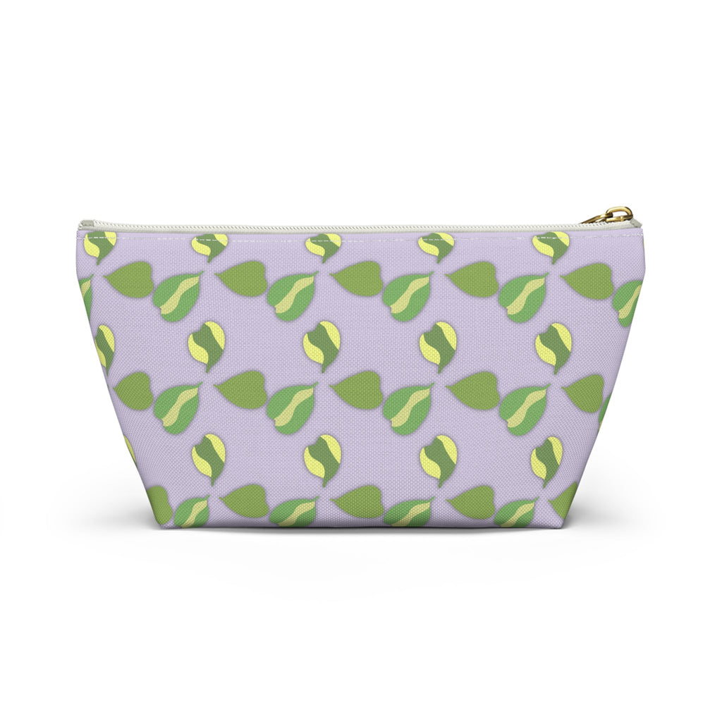 Hoya Kerrii Pattern Accessory Pouch – Makeup Bag With T-Bottom