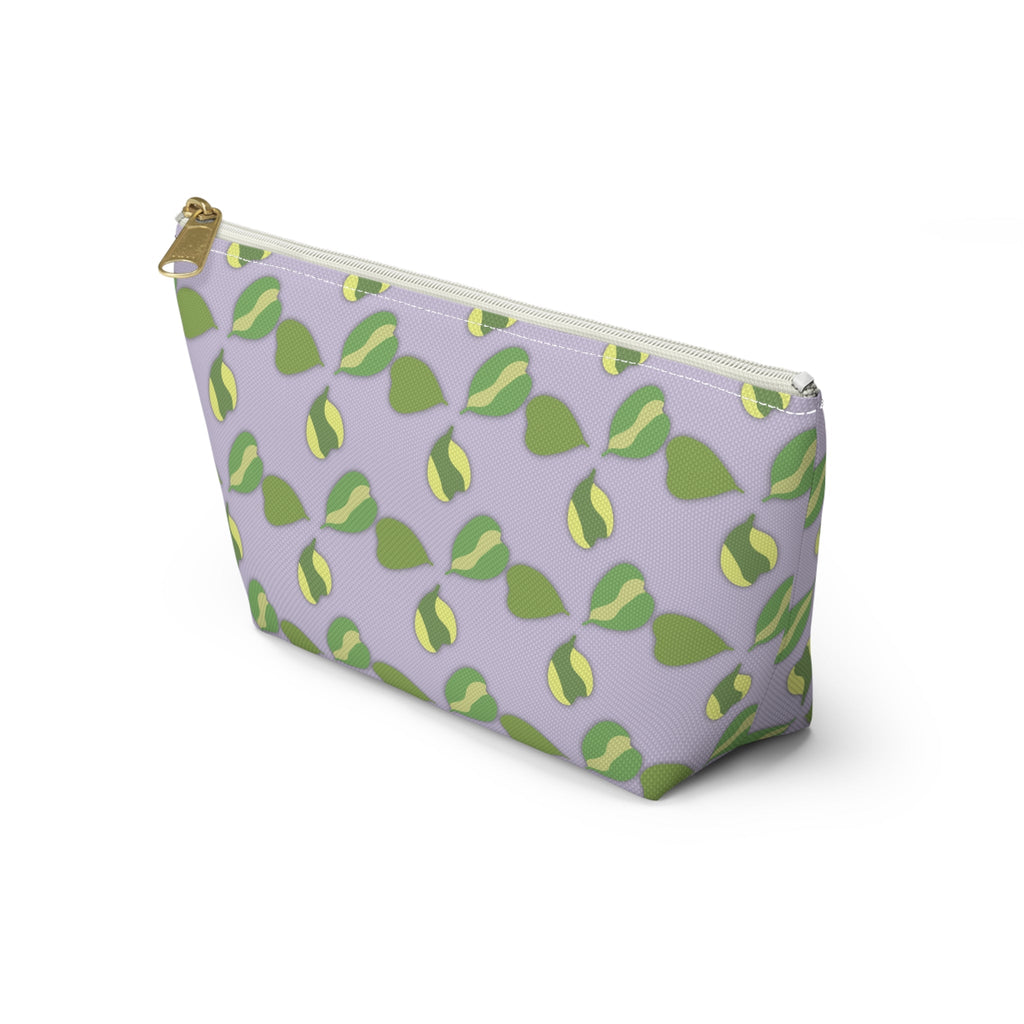Hoya Kerrii Pattern Accessory Pouch – Makeup Bag With T-Bottom
