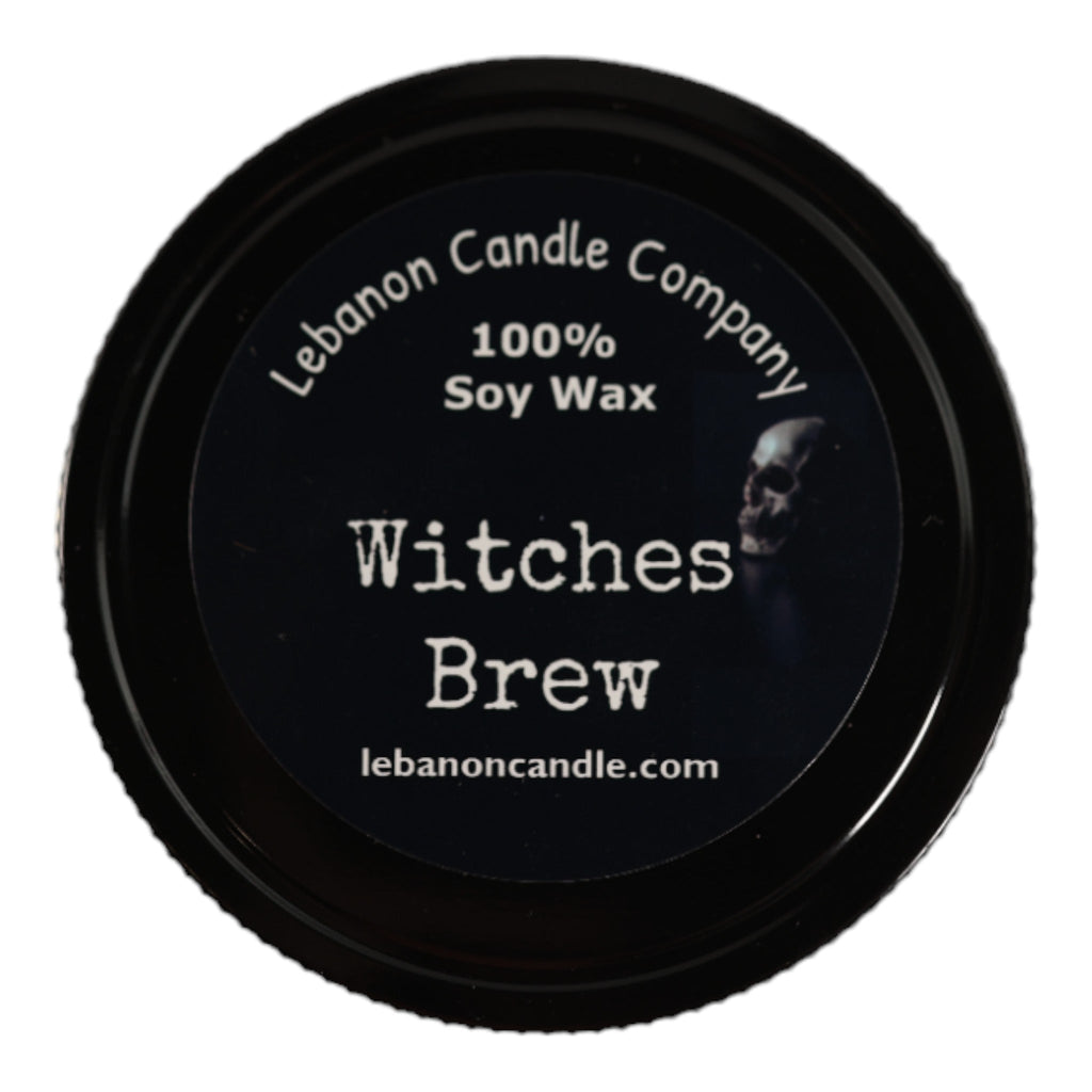 Witches Brew Scented Skull Candle