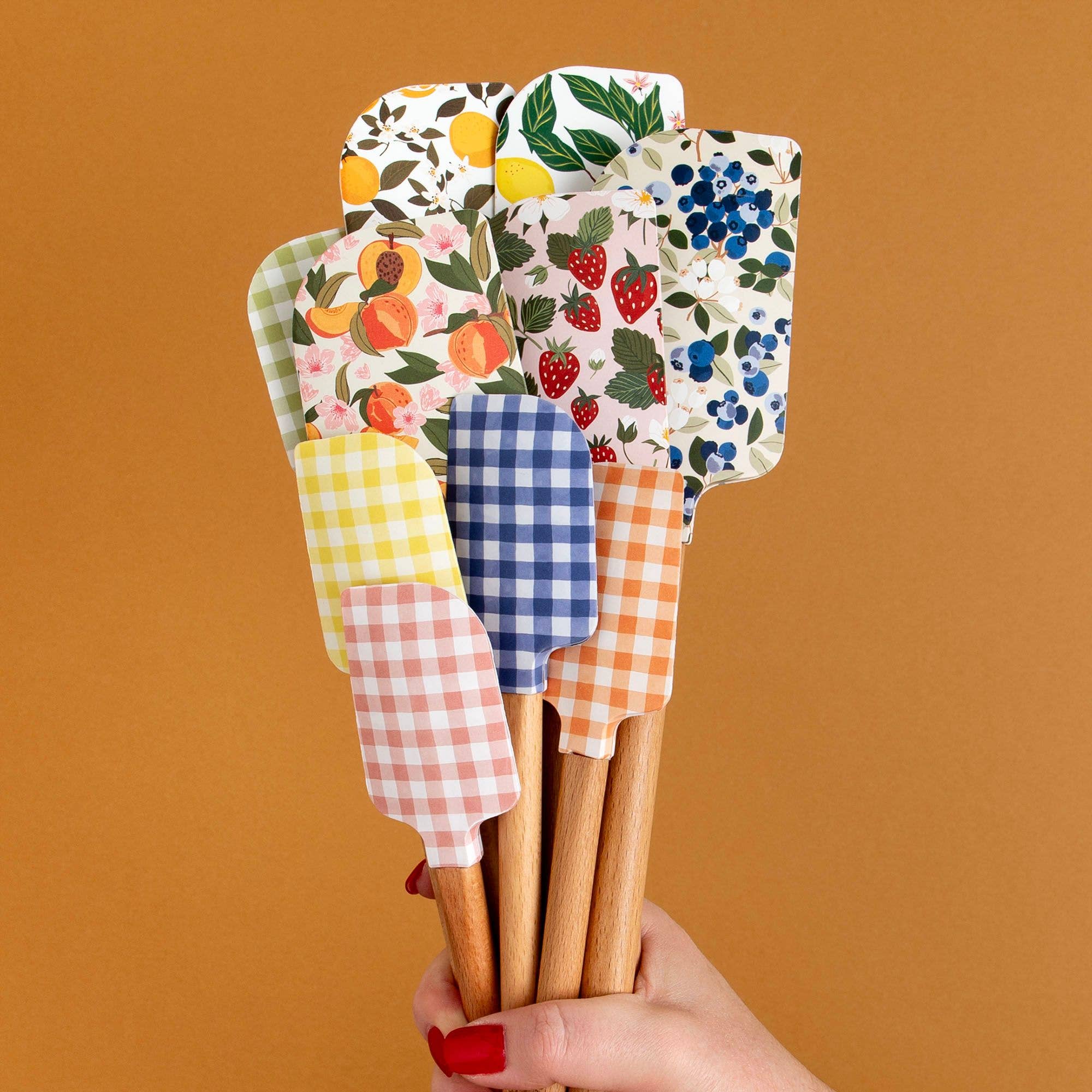 Fruit Silicone Kitchen Spatulas - Sets of 2