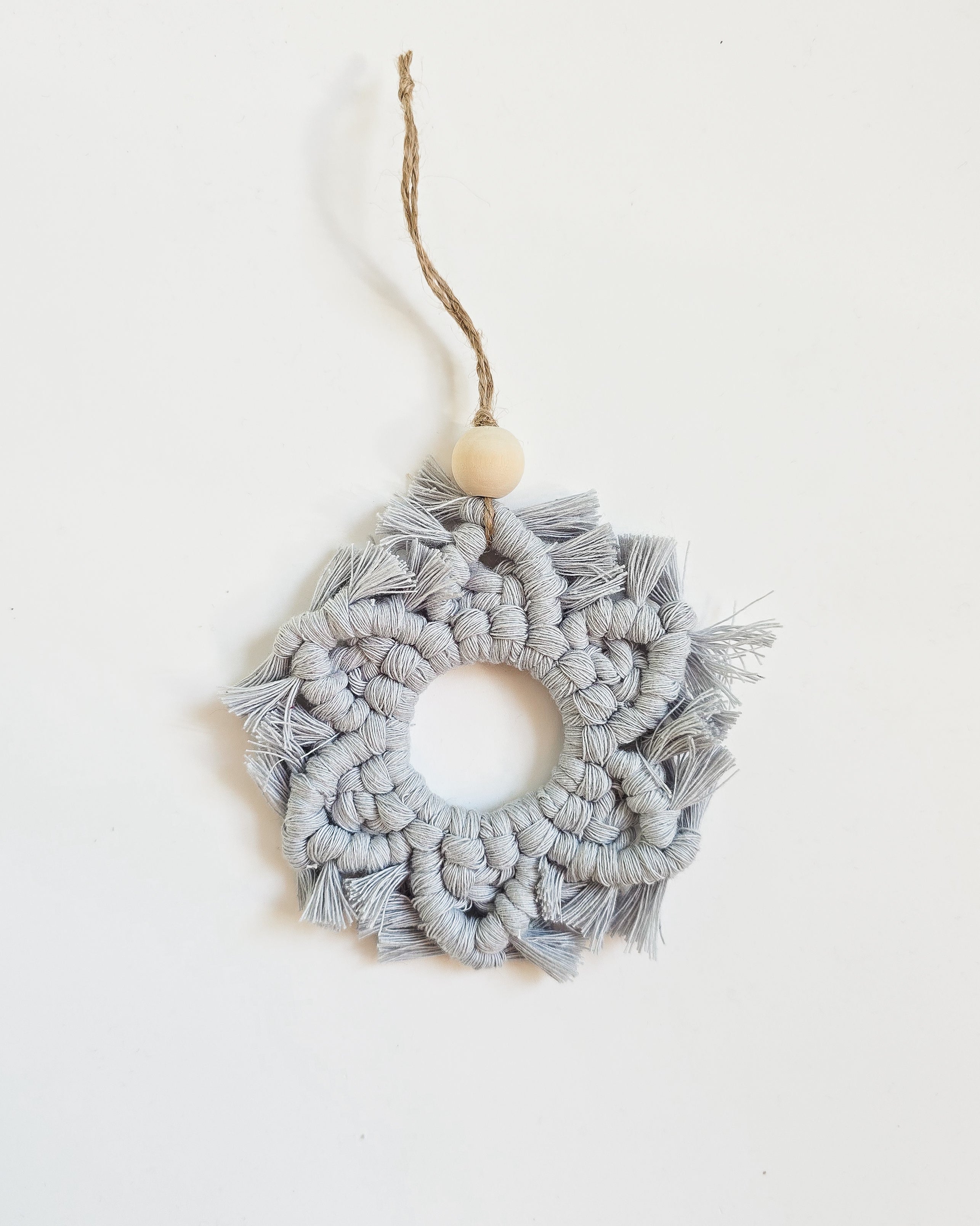 Macrame Snowflake Ornament