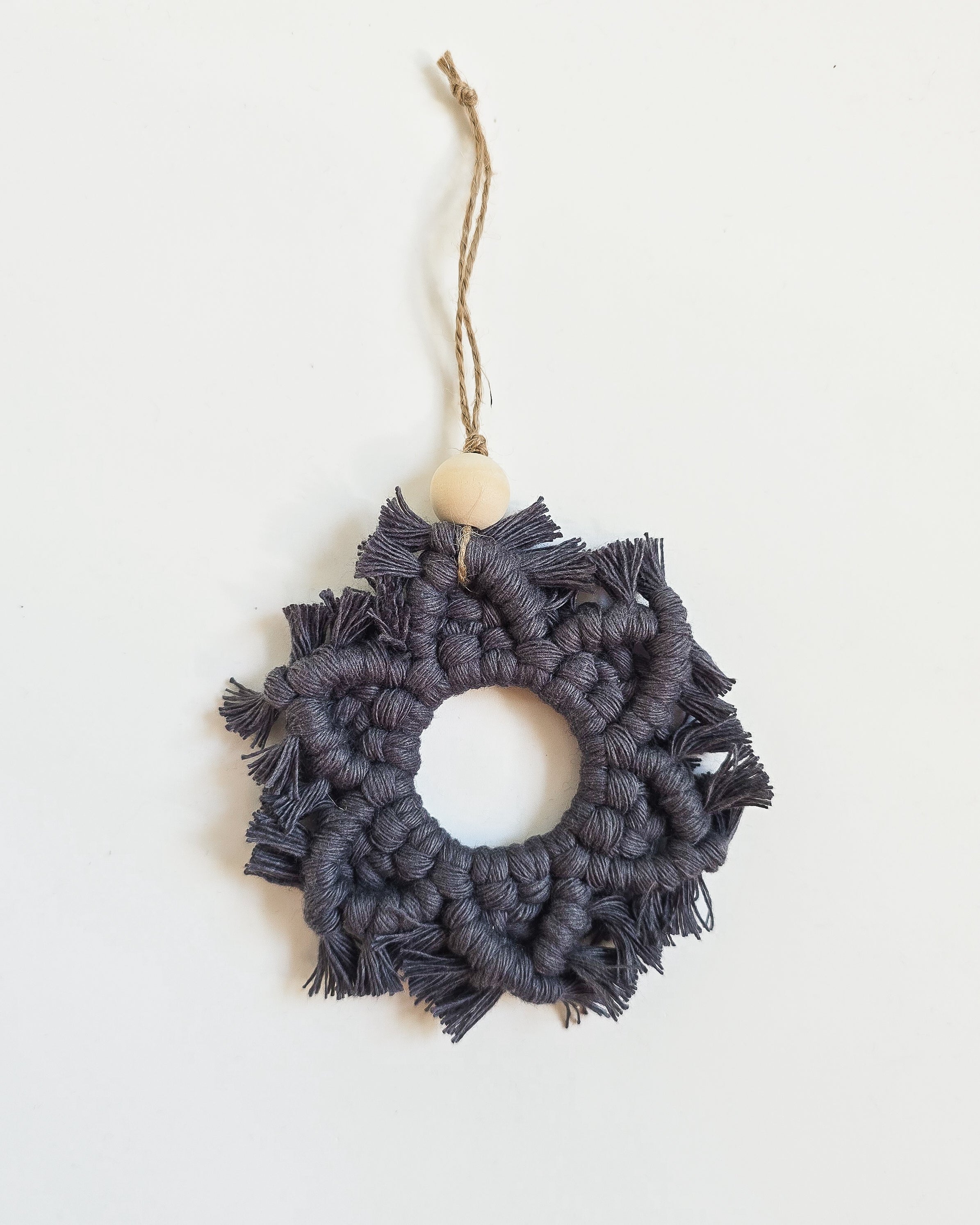 Macrame Snowflake Ornament