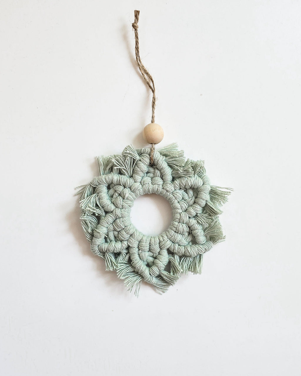 Macrame Snowflake Ornament