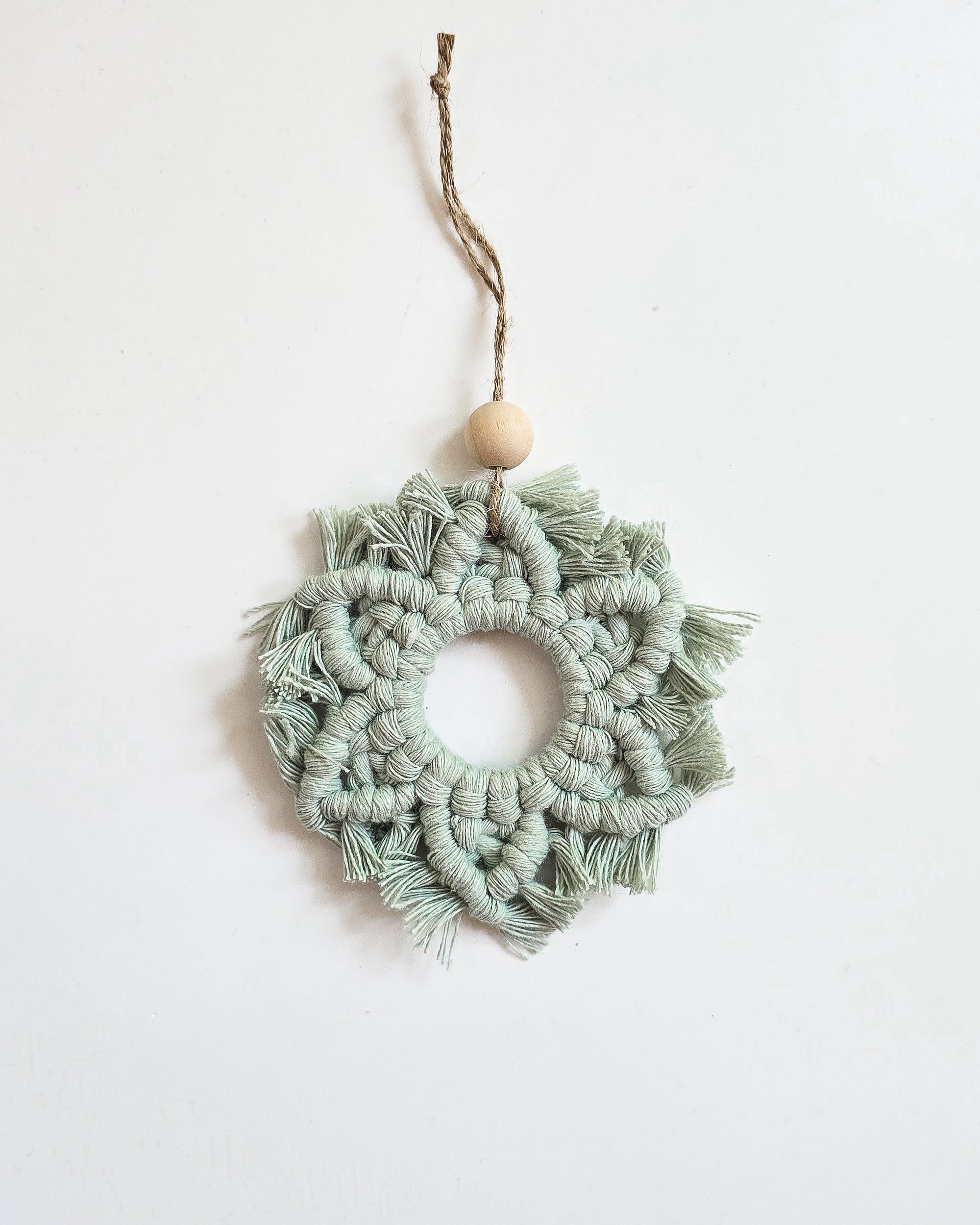 Macrame Snowflake Ornament