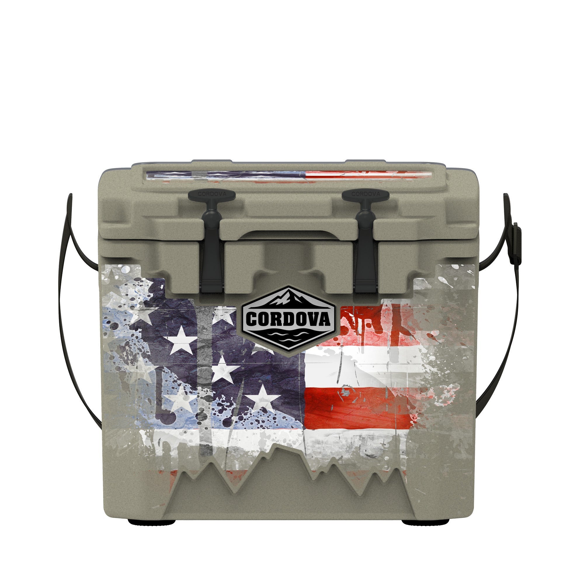 American Flag Hard Cooler