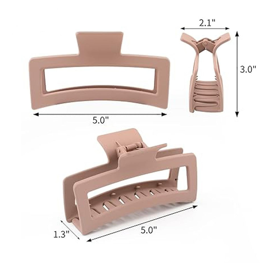 5-Inch Large Claw Clips – 3-Pack Non-Slip Hair Clips for Thick Hair