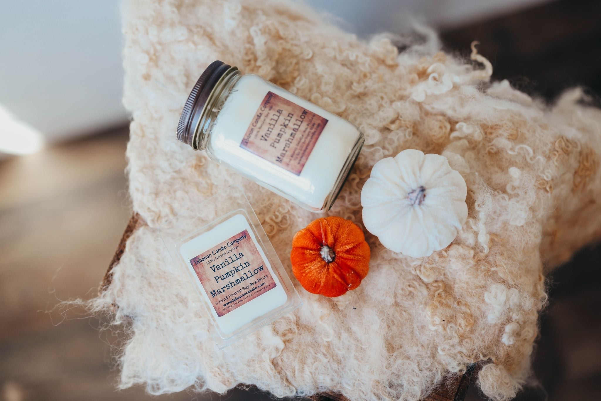 Vanilla Pumpkin Marshmallow Wax Melt