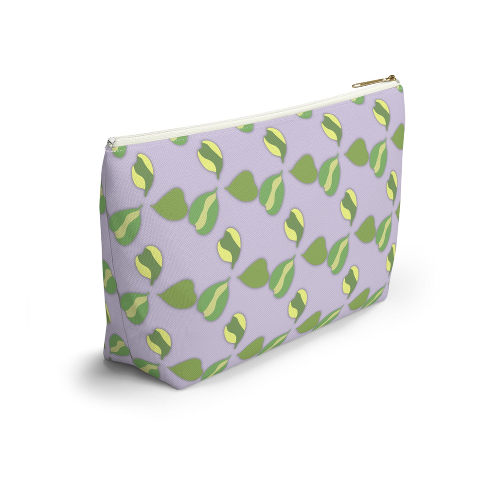 Hoya Kerrii Pattern Accessory Pouch – Makeup Bag With T-Bottom