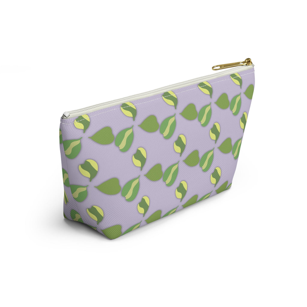 Hoya Kerrii Pattern Accessory Pouch – Makeup Bag With T-Bottom