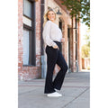 Vanessa - Black Bootcut Leggings - 27