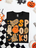 Gildan Halloween Spooky Leopard Print T-Shirt