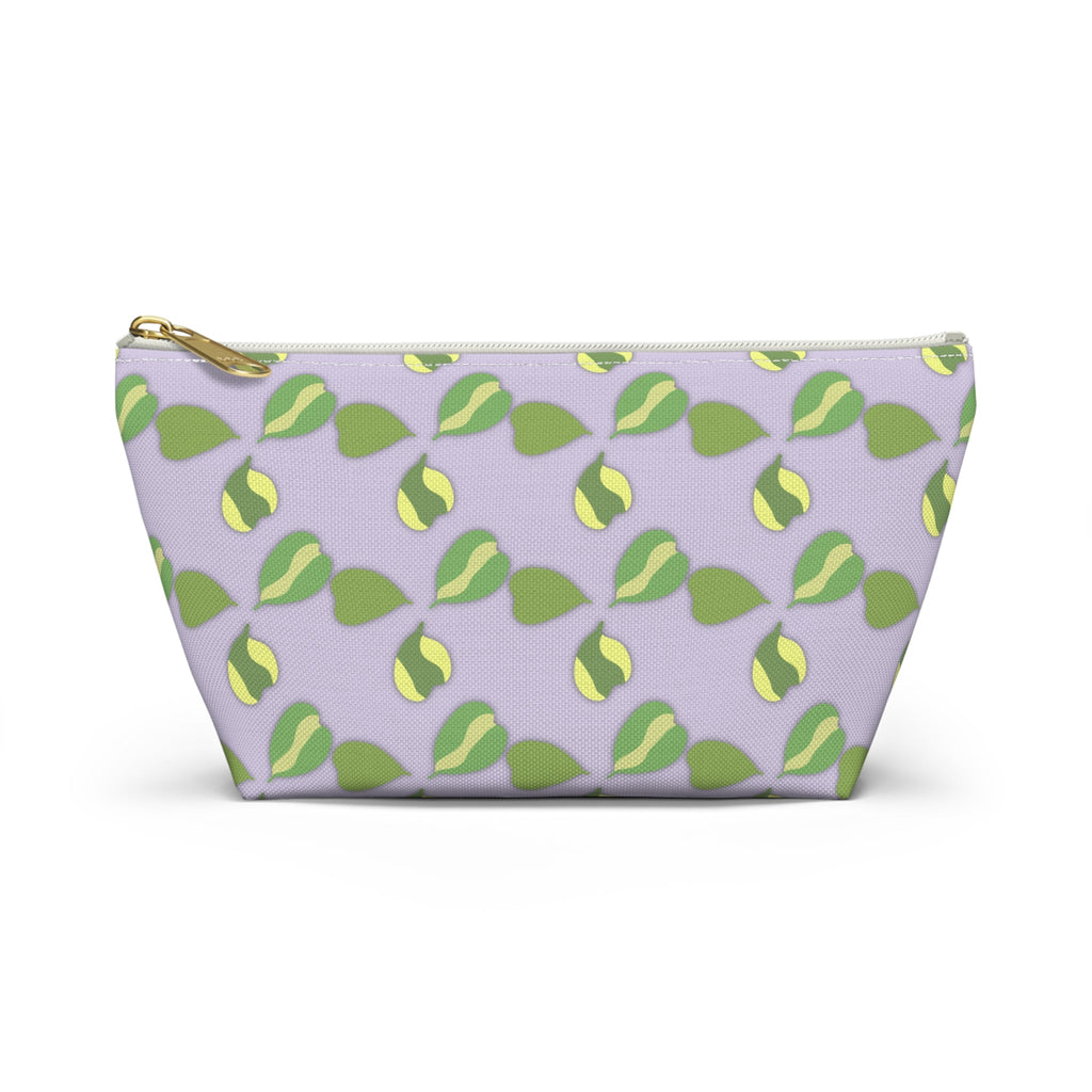 Hoya Kerrii Pattern Accessory Pouch – Makeup Bag With T-Bottom