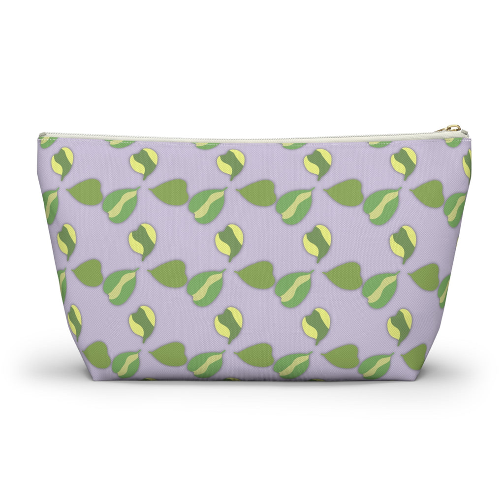 Hoya Kerrii Pattern Accessory Pouch – Makeup Bag With T-Bottom