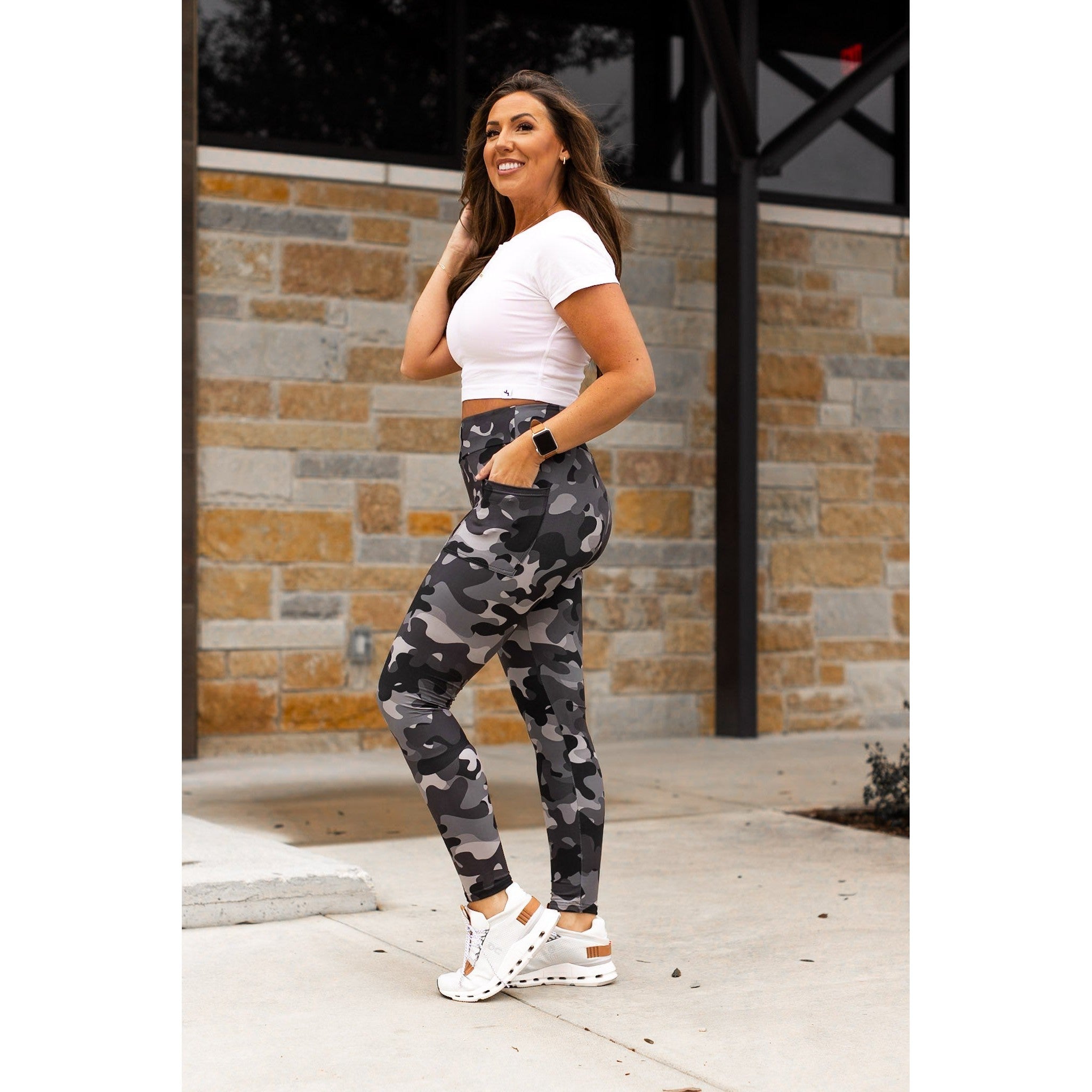 Charlie Camo Full-Length Leggings  - Luxe Leggings by Julia Rose®