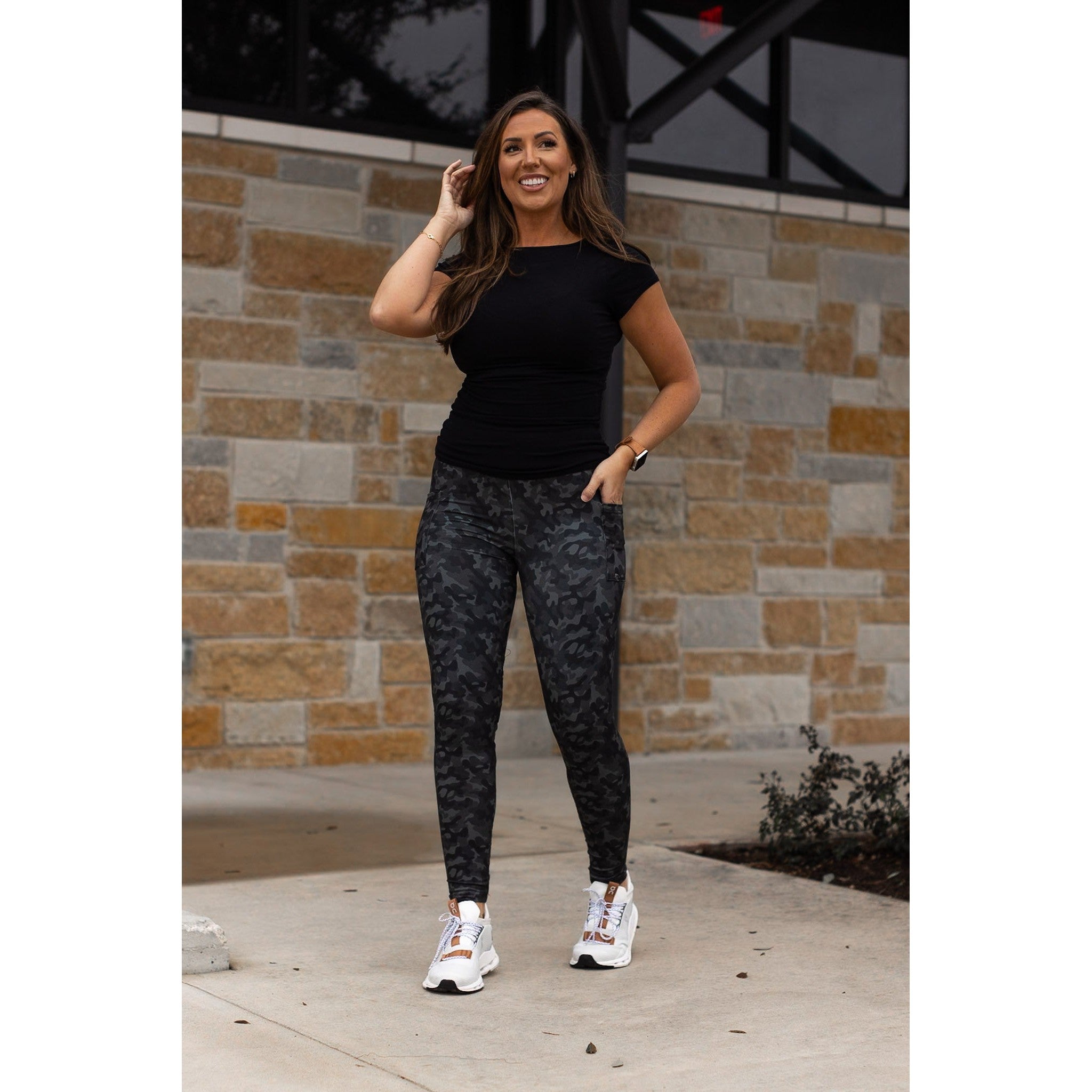 Army Camo Full-Length Leggings