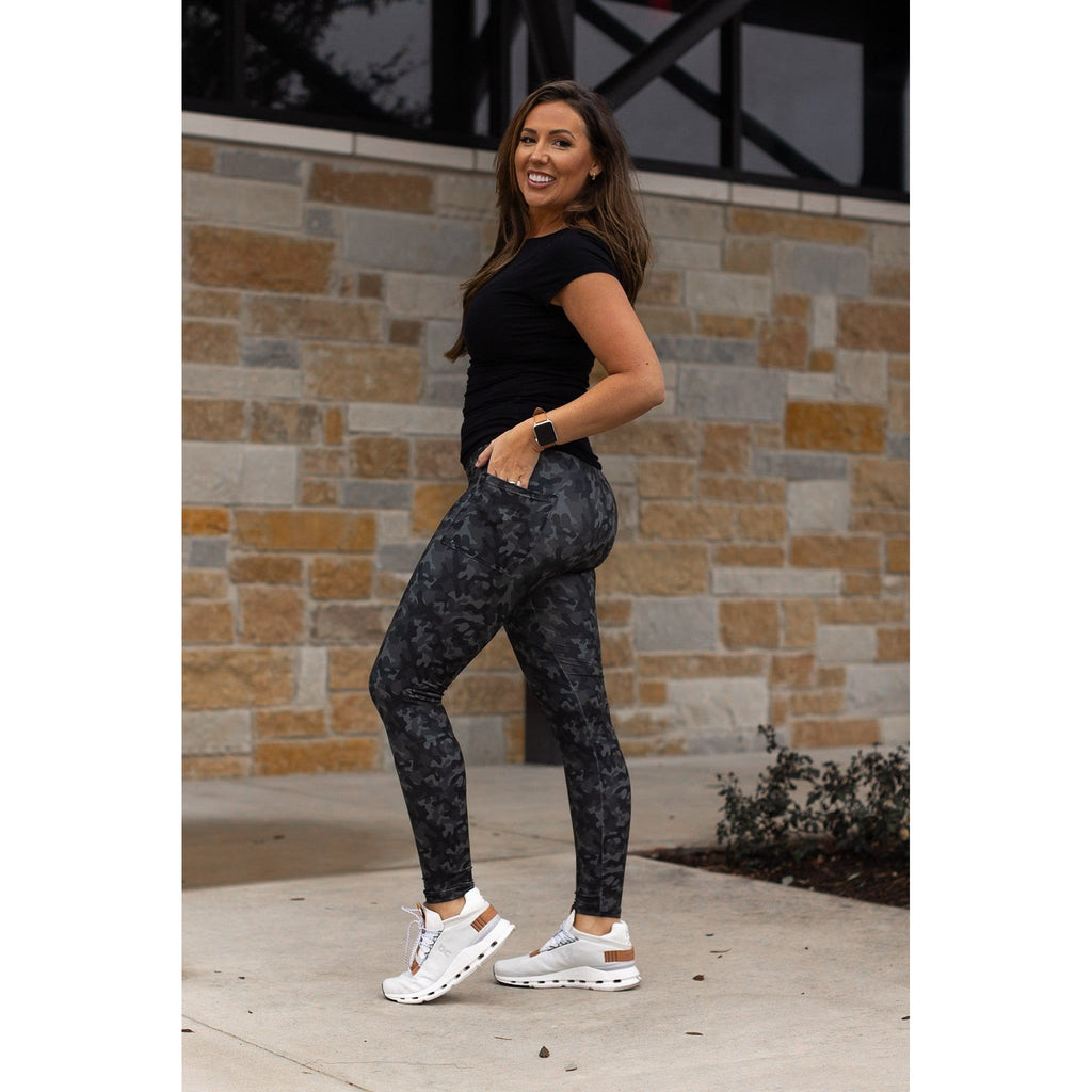 Army Camo Full-Length Leggings