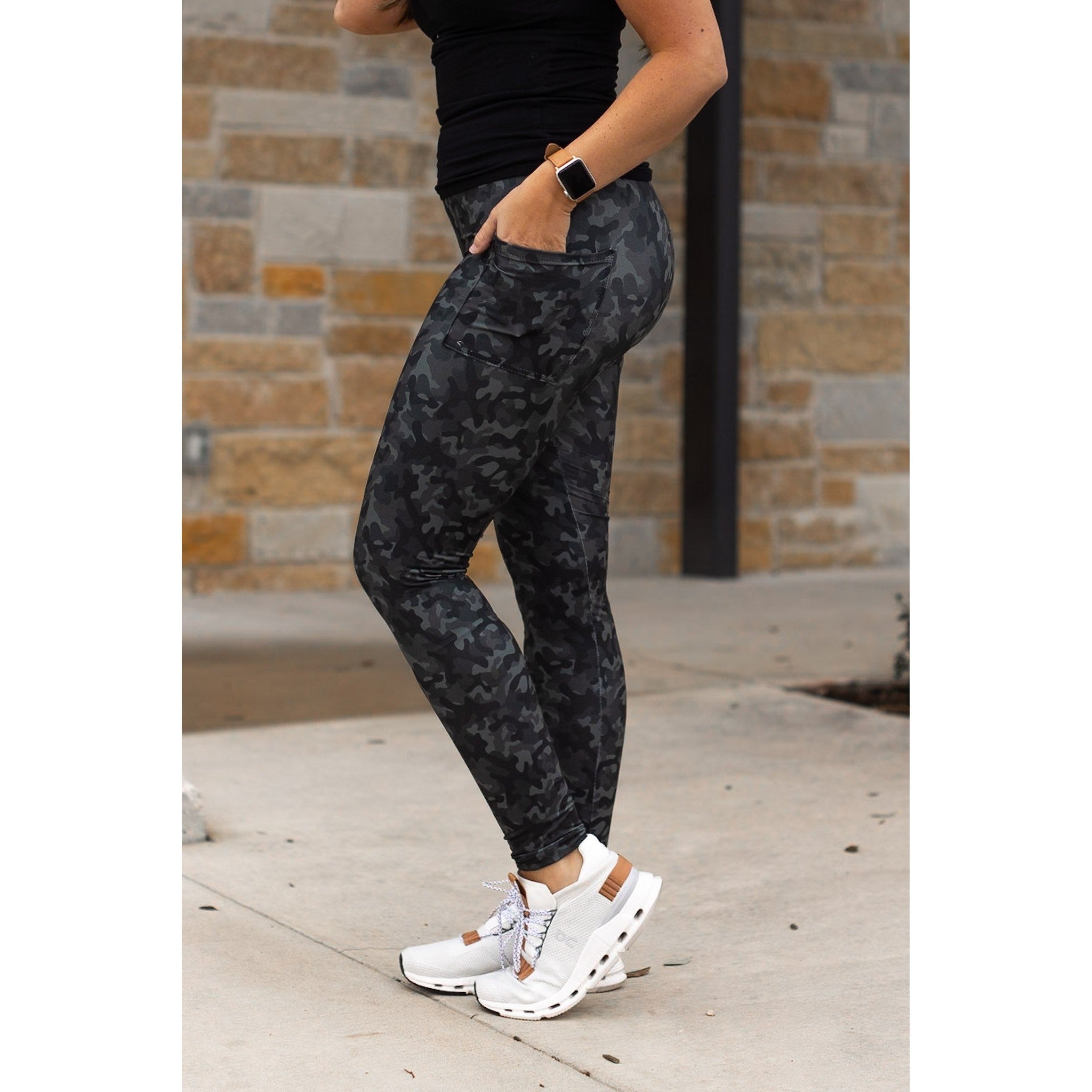Army Camo Full-Length Leggings