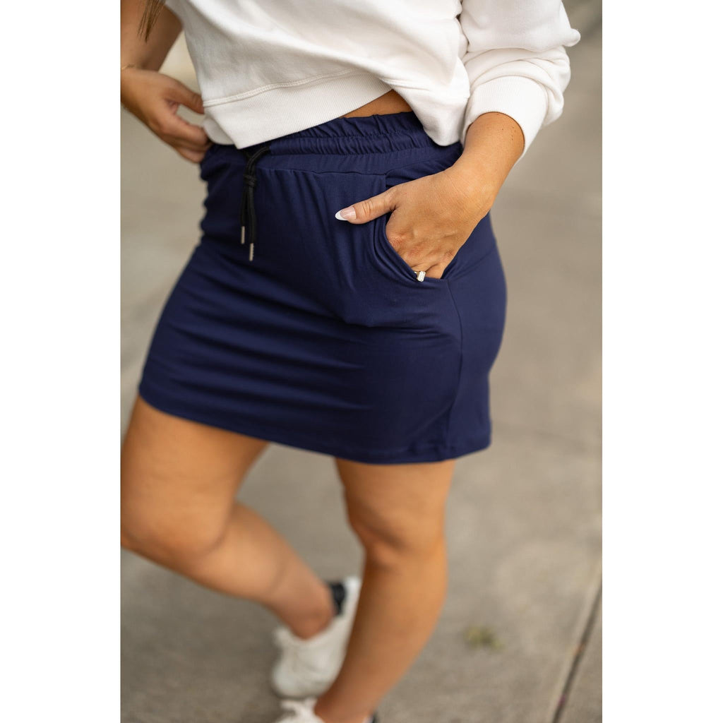 Naomi NAVY Jogger Skirt