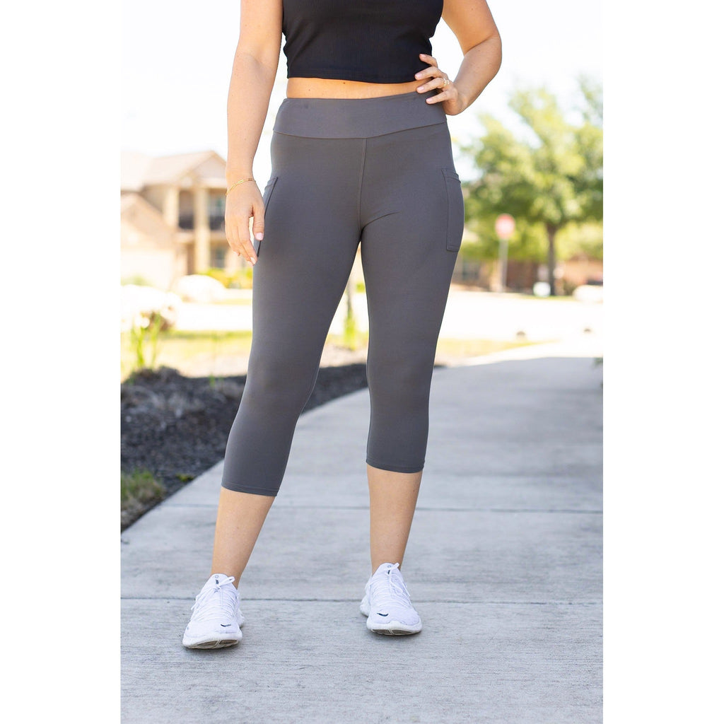 Dani -  Charcoal CAPRI with POCKETS