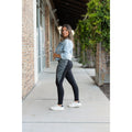 Sabrina - Snow Leopard Panel Leggings