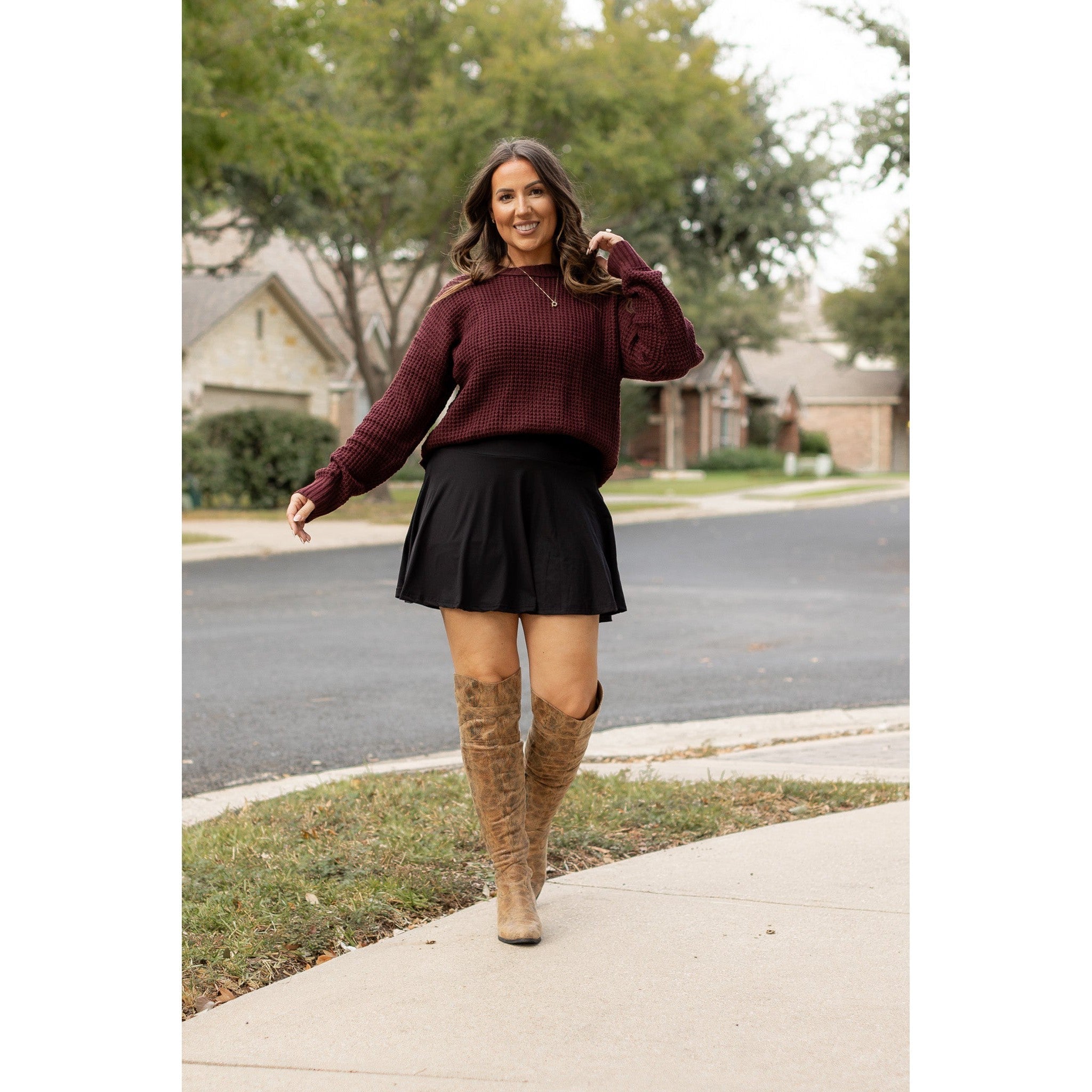 Brielle Black Skort*