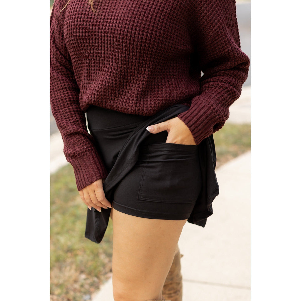Brielle Black Skort*