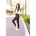Becca - BROWN Crossover Full Length Leggings with Pockets