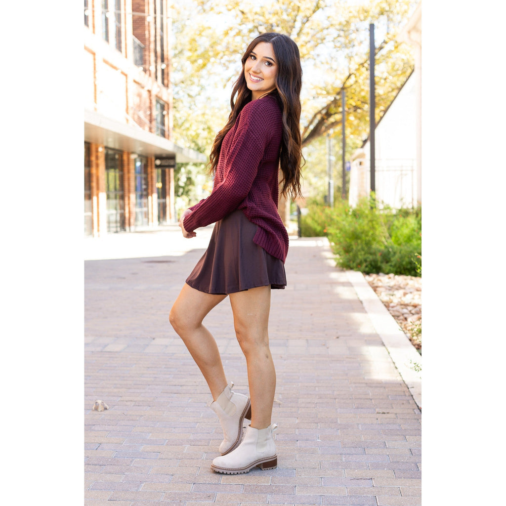 Britt - Brown Skort