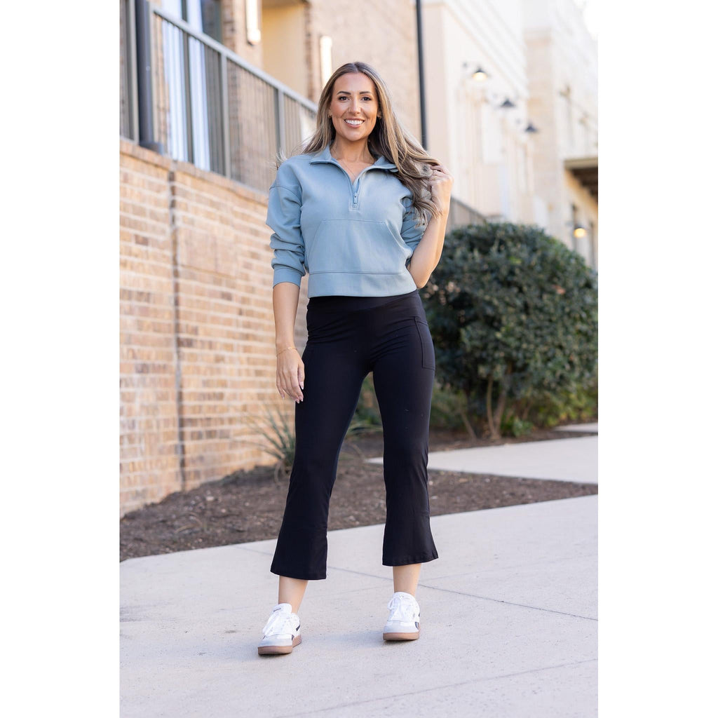 Delilah - Kick Flare Leggings with Pockets
