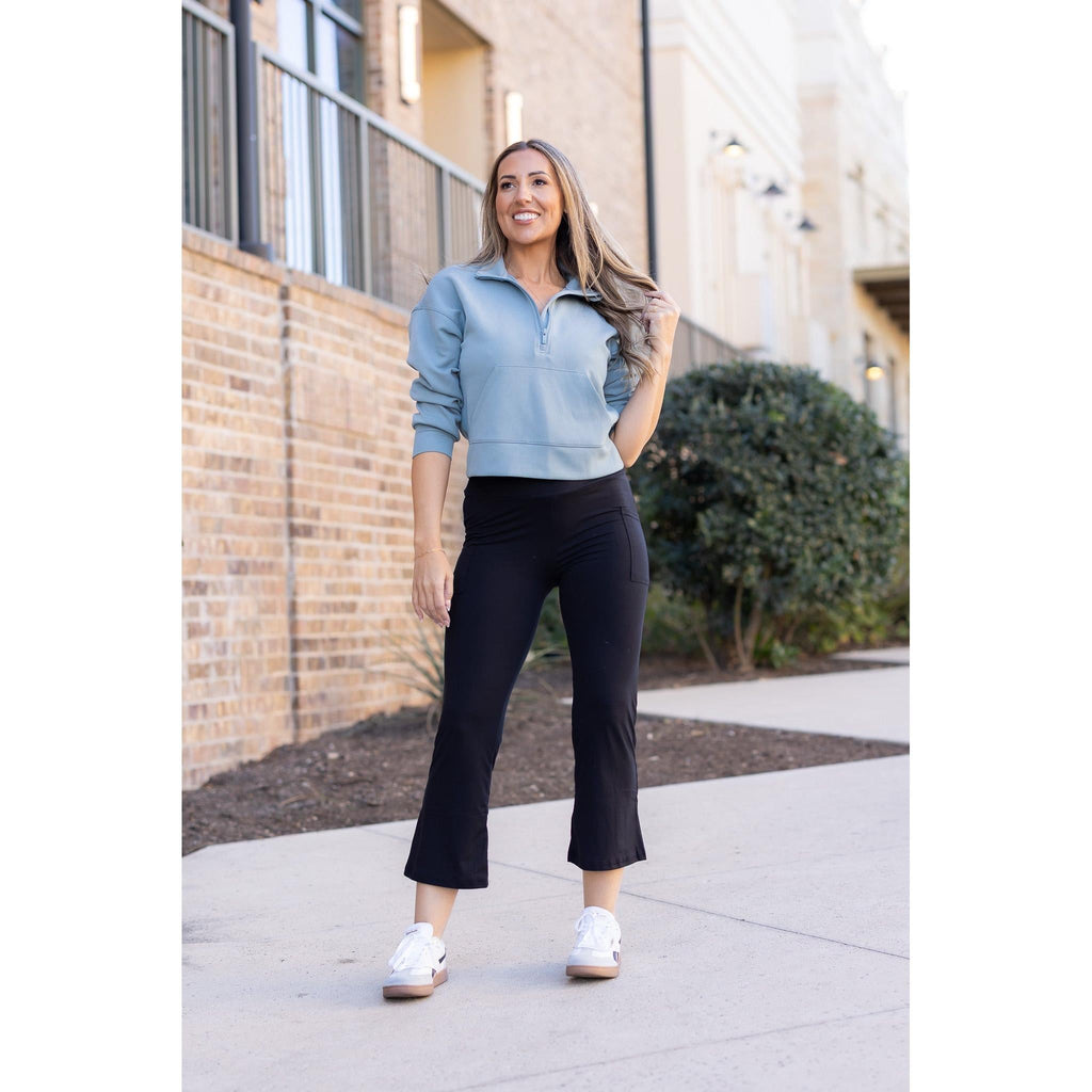 Delilah - Kick Flare Leggings with Pockets