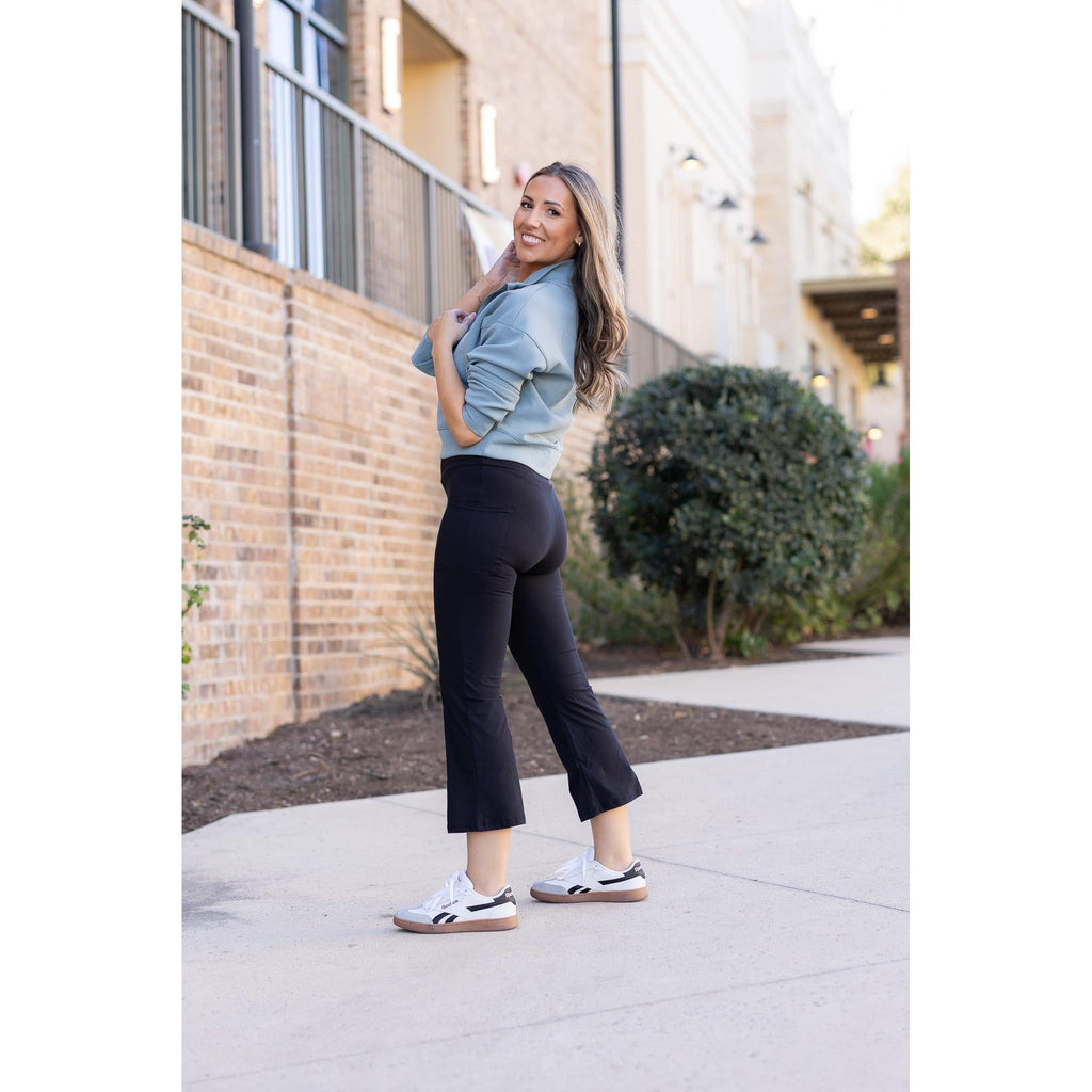 Delilah - Kick Flare Leggings with Pockets