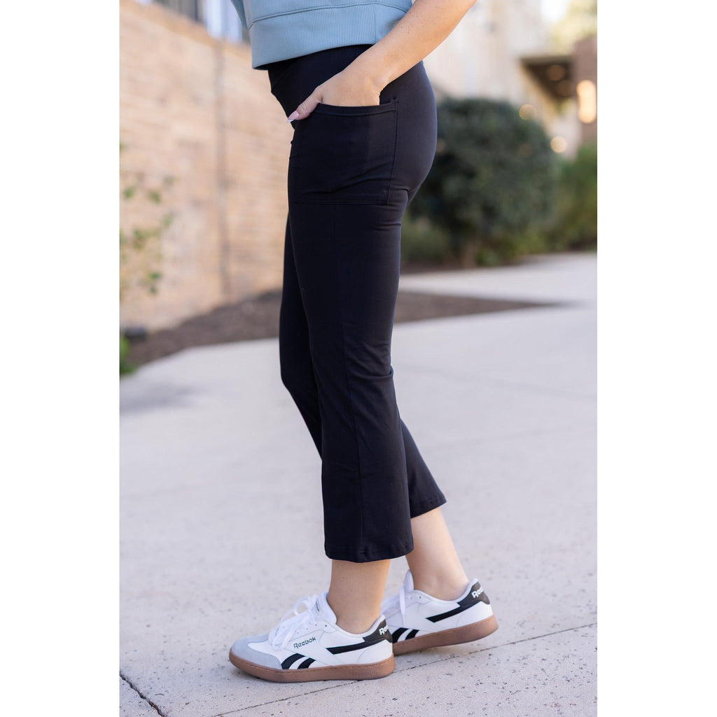Delilah - Kick Flare Leggings with Pockets