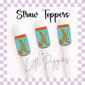 3D Printed - Straw Topper - Alani Nu Can