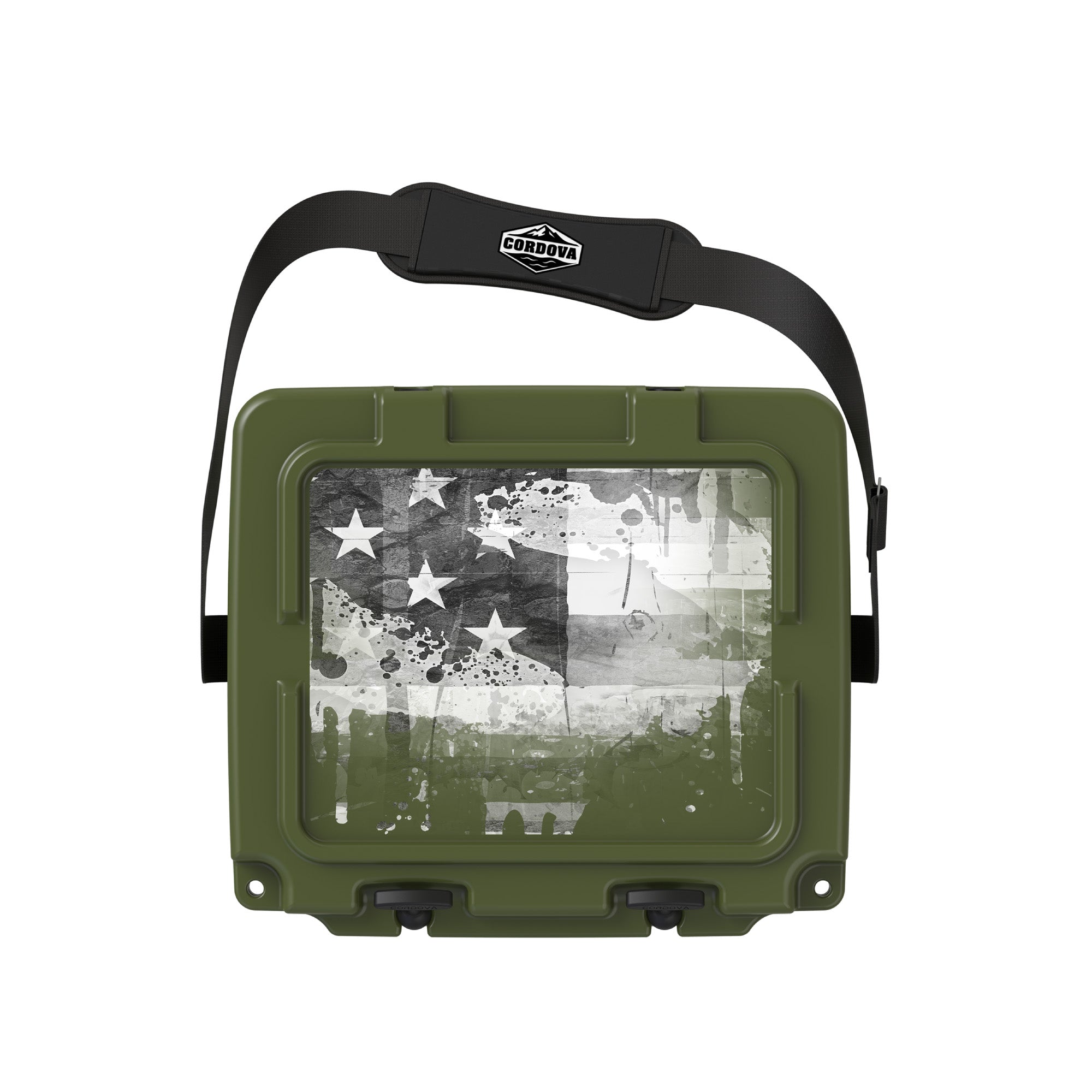 American Flag Hard Cooler
