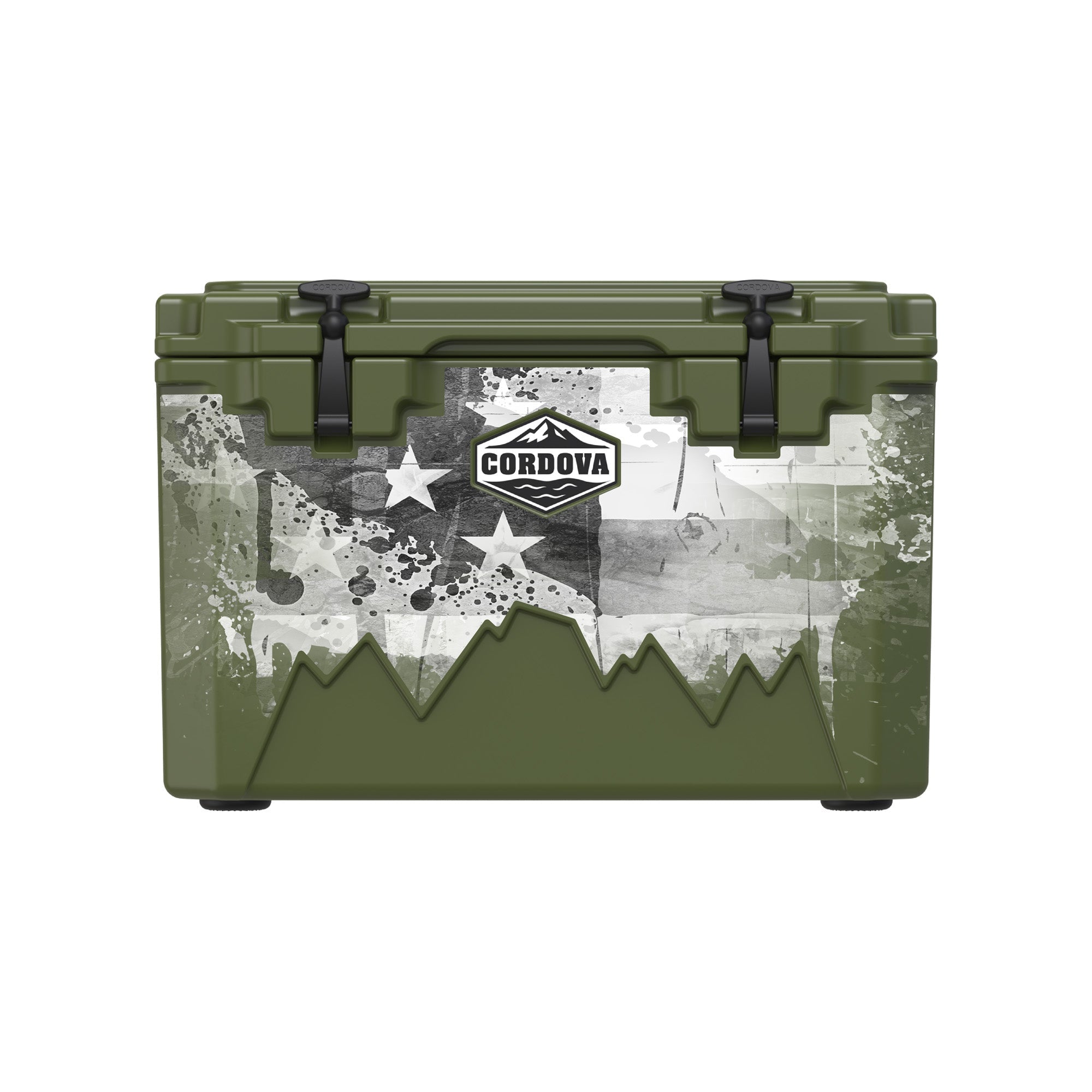 American Flag Hard Cooler