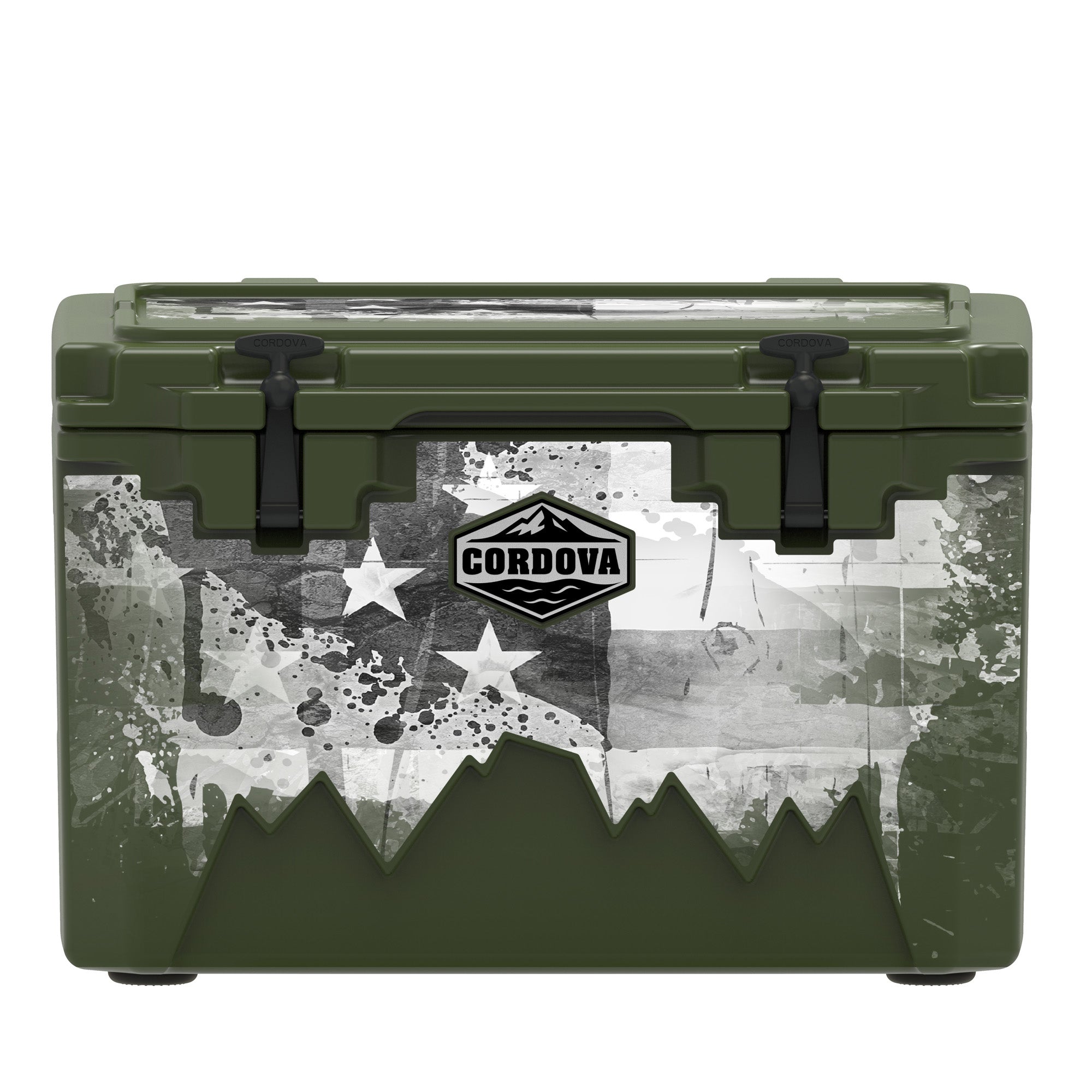 American Flag Hard Cooler