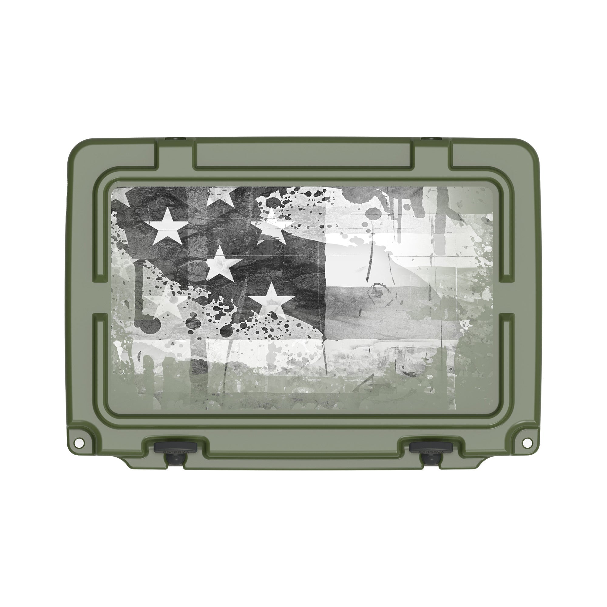 American Flag Hard Cooler