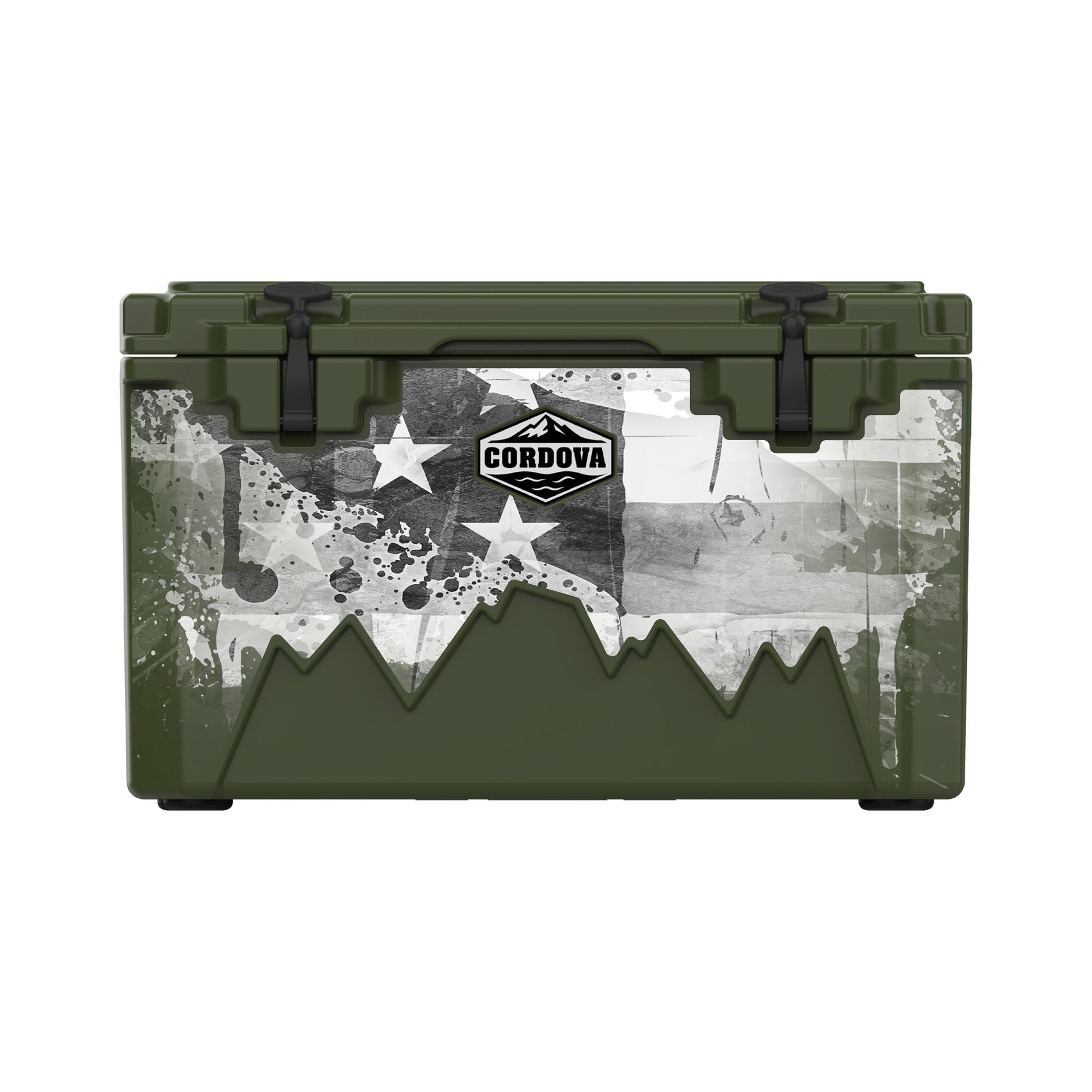 American Flag Hard Cooler