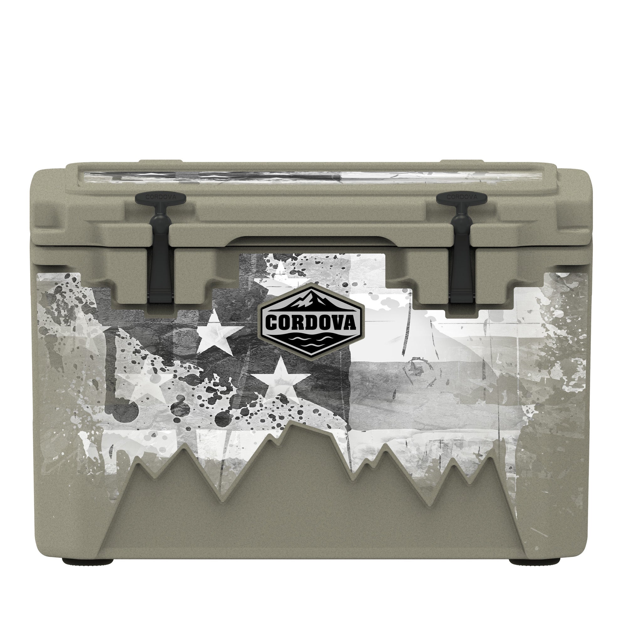 American Flag Hard Cooler