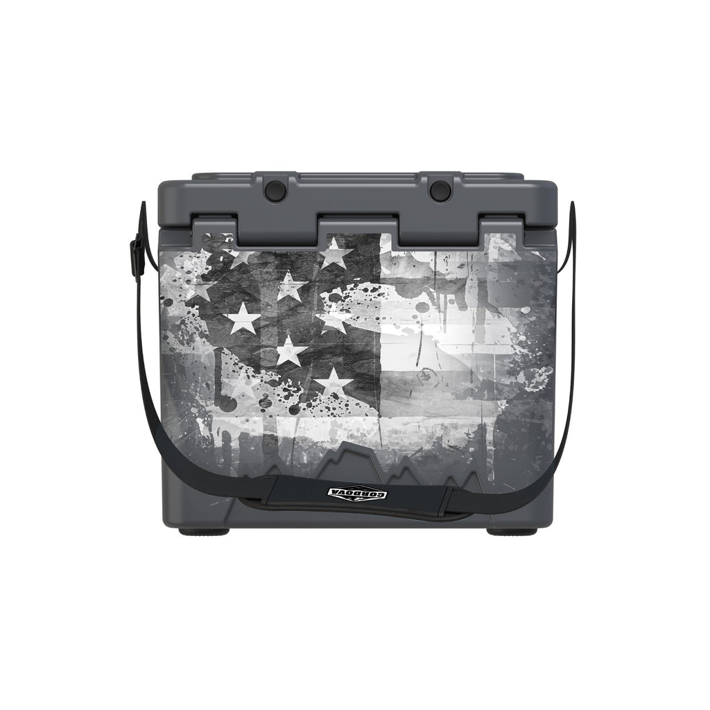 American Flag Hard Cooler