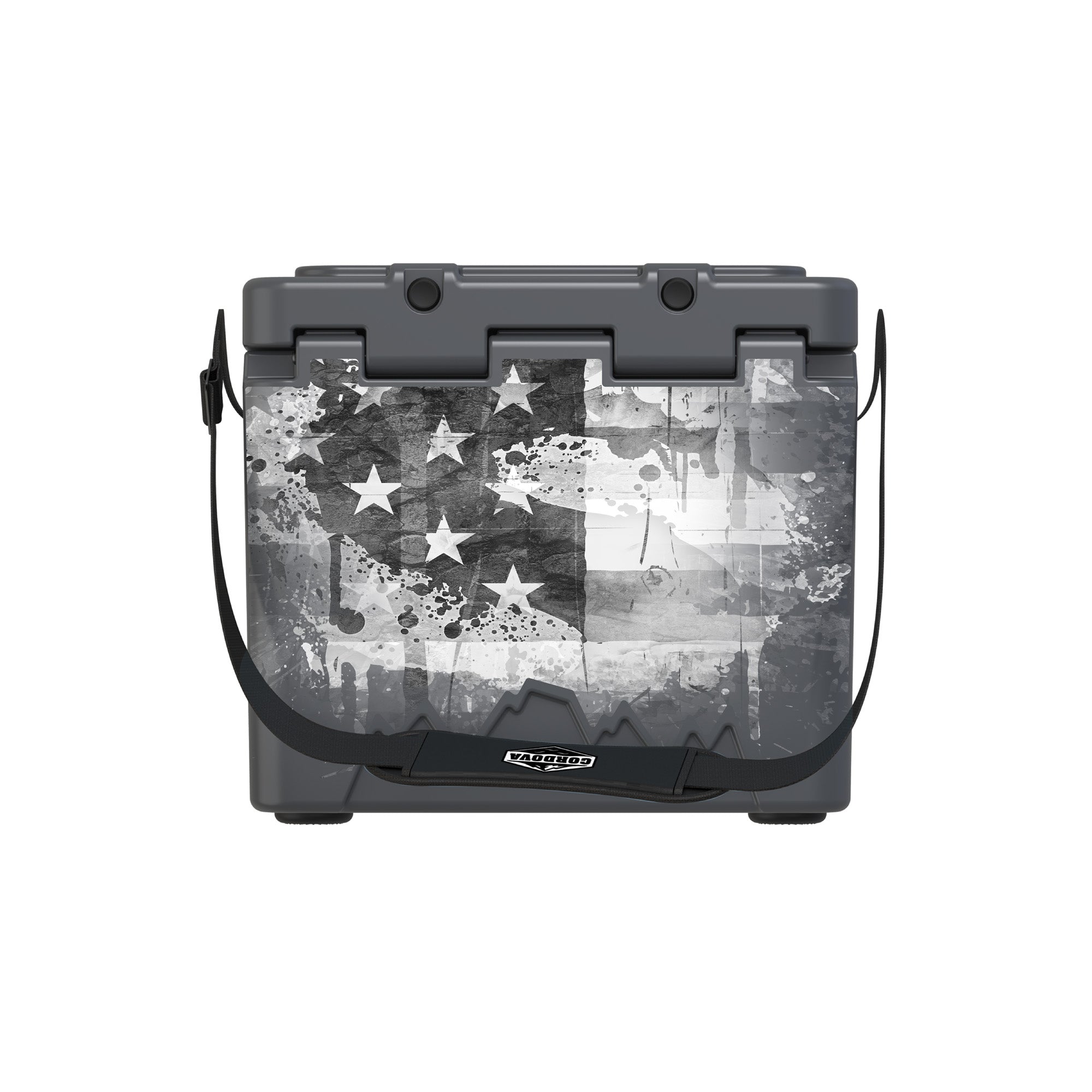 American Flag Hard Cooler